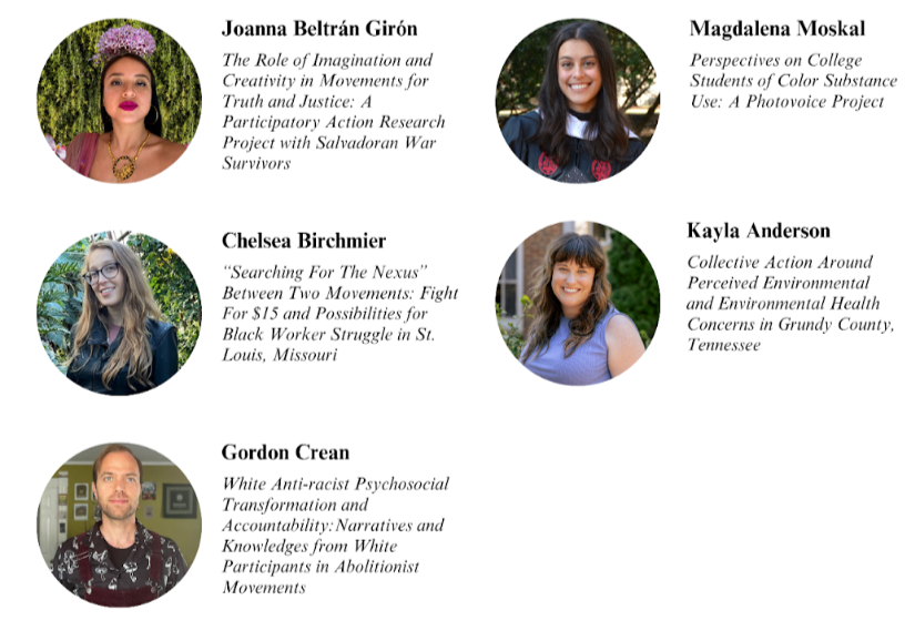 photos and names of student grant awardees